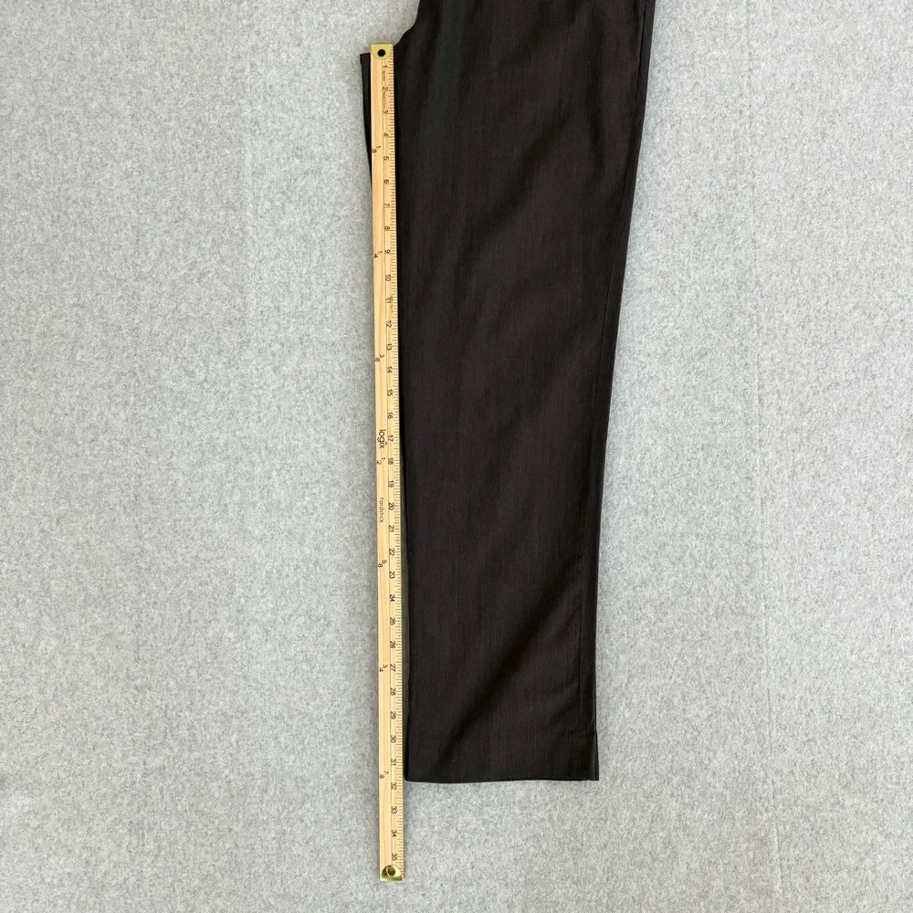 J Crew Pants Mens 34 X 32 Brown Black Micro Stripes Classic Fit Office Academia
